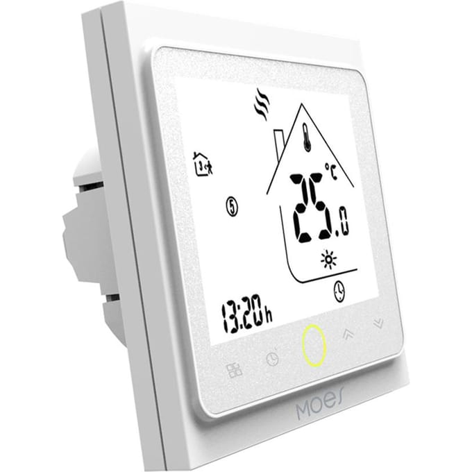 MOES Wi-Fi Smart Thermostaat Temperatuurregelaar APP Control 5A Compatibel met Alexa / Google No Wifi wit