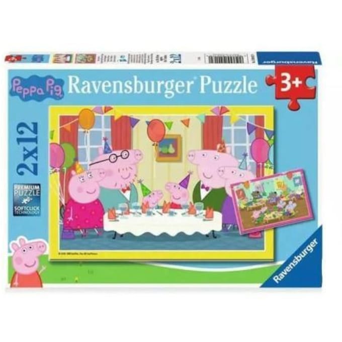 Ravensburger Jigsaw puzzle Peppa Pig 2x12 pcs. 2D Puzzels