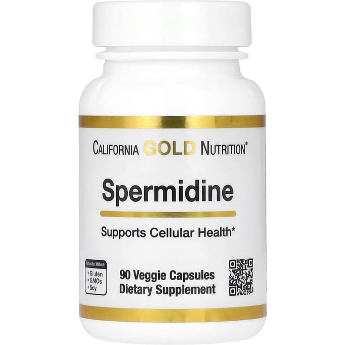 Spermidine, Extrait de Germe de Riz, 1 mg, 90 Capsules Végétales