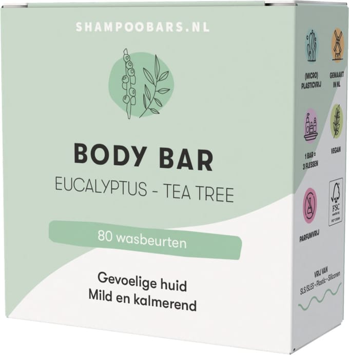 SOLYD - Body Bar Eucalyptus & Tea Tree Sensitive Skin - 60g