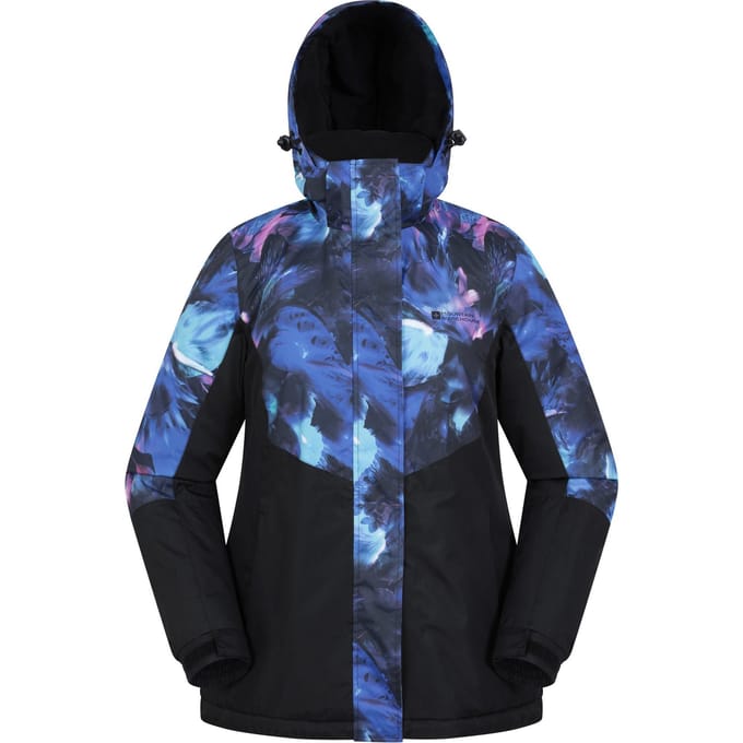 Mountain Warehouse Dames/Dames Dawn II Bedrukte Ski-jas (Helder Blauw)
