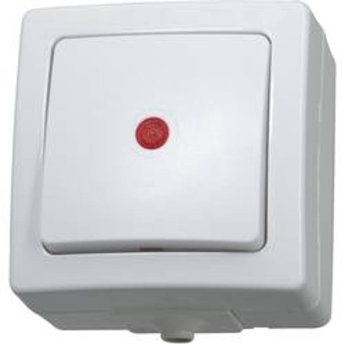 Kopp 566302004 Compleet Knop spatwaterdicht Arctisch-wit 1 stuk(s)