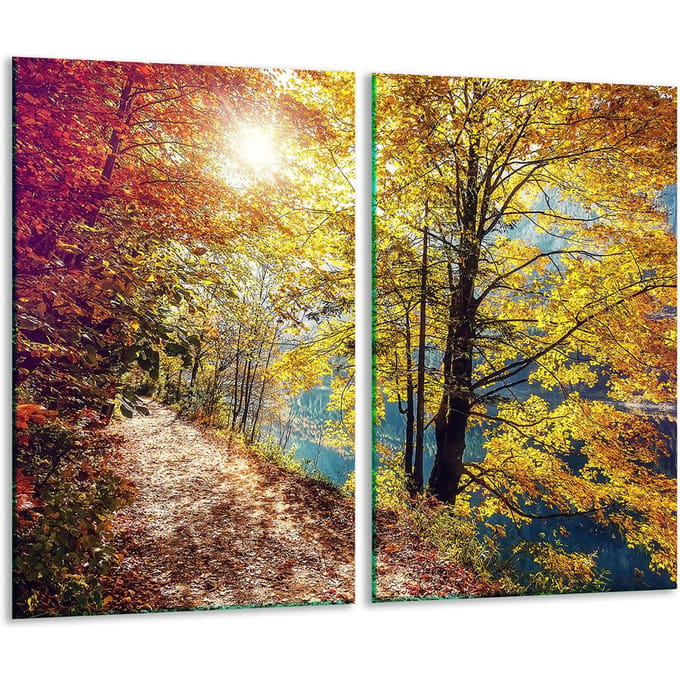 TMK ArtDeko - Snijplank - Glas - 2x 30x52 cm - Beschermplaat