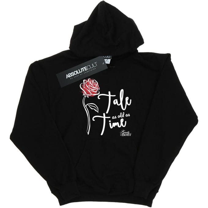Disney Dames/Dames Tale As Old As Time Rose Hoodie (Zwart)