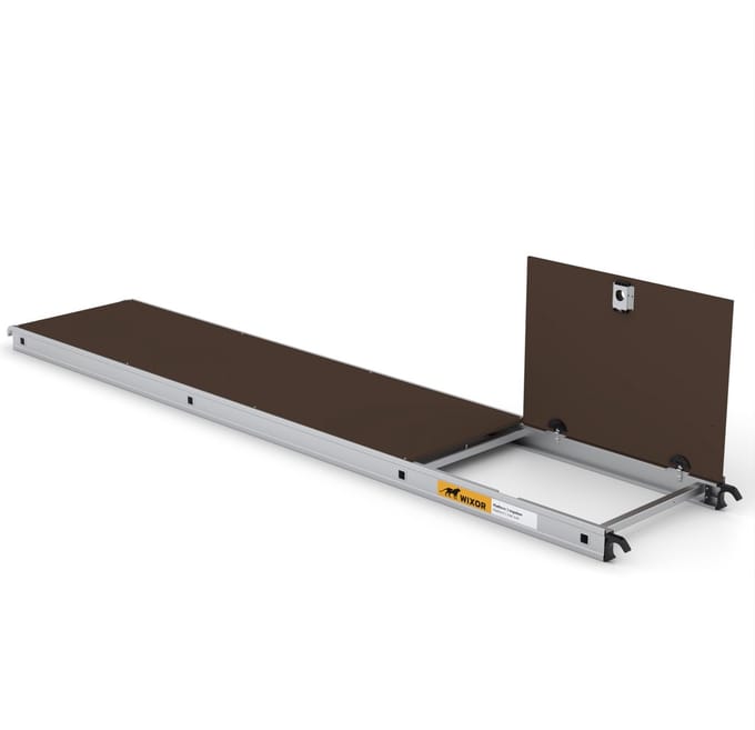 Wixor | platform 305 cm | advance | met luik | steigeronderdeel | rolsteiger | plank | asymmetrisch