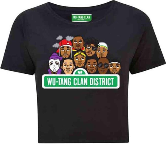 WuTang Clan - Sesame Street Crop top - L - Zwart