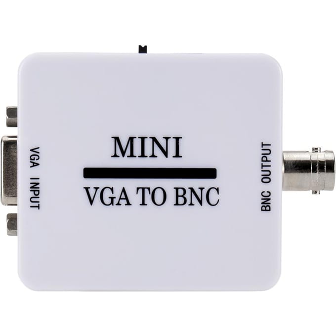 Mini VGA naar BNC Video Converter Box VGA naar BNC Adapter Converter Digitale Switcher Box voor HDTV wit