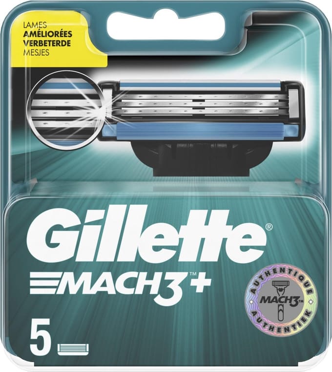 Gillette Mach3 Scheermesjes Mannen - 5 Stuks