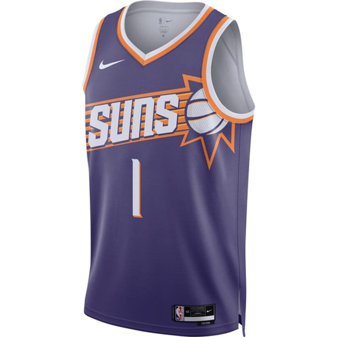 Nike NBA Phoenix Suns Icon Edition Dri-fit Swingman Shirt Devin Booker Paars K566