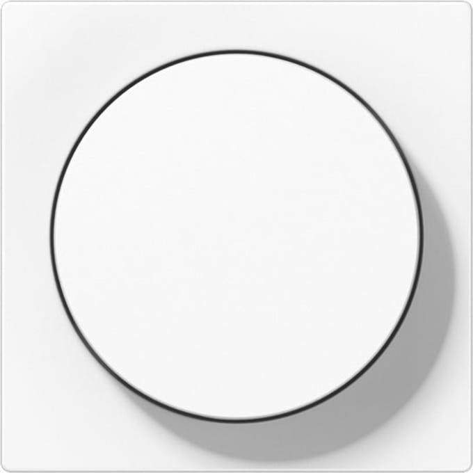 Jung A Serie Rotary Dimmer Afdekking Alpine Wit - A1740BFWW