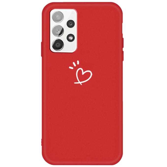 Mocaa Samsung Galaxy A32 5G Love Heart Case Rood
