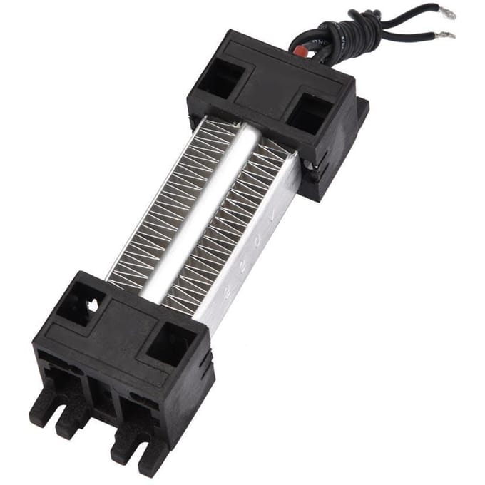 220V 100W geïsoleerde PTC keramische luchtverwarmer PTC verwarmingselement gray