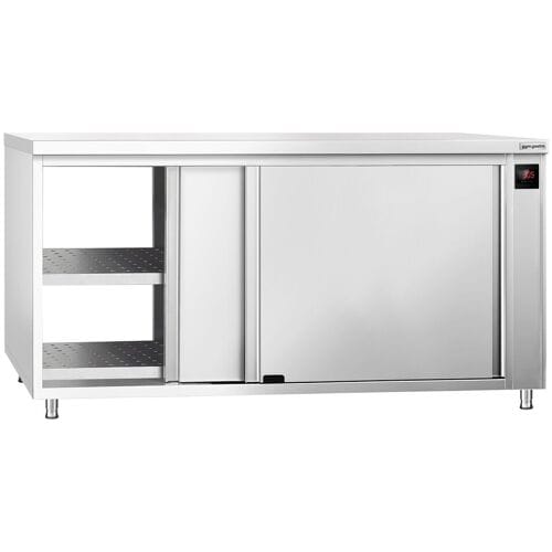 GGM Gastro Wärmeschrank PREMIUM - 2000x700mm - mit Durchreiche & Schiebetüren - Digital