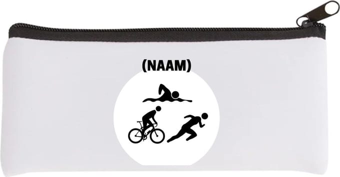 Akyol - triathlon Etui - Sport - sporter - triathlon - 20 bij 9 cm