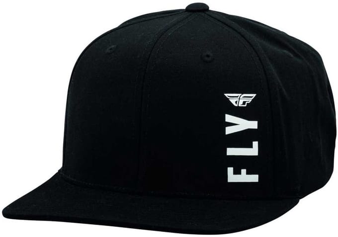 Fly Racing Vibe Pet Zwart Man,Vrouw