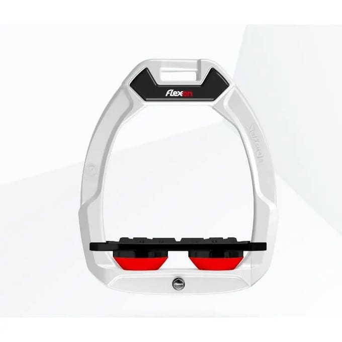 Veiligheidseitringen met Plat Grip Wit/Zwart/Rood Flex-On Safe-On