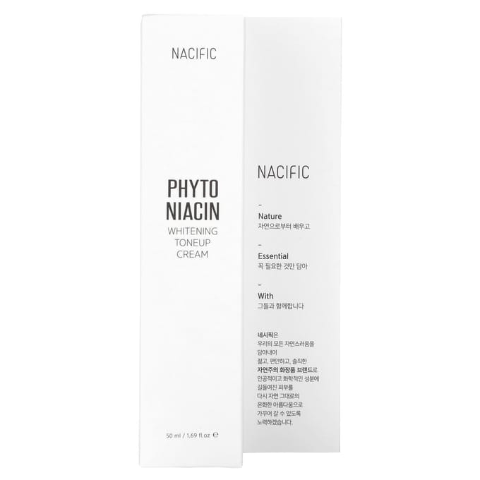 Nacific, Phyton Niacin, Whitening Tone-Up Cream, 1.69 fl oz (50 ml) white