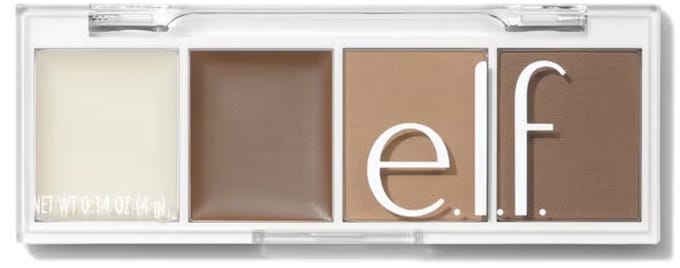 e.l.f. Bite-Size Brow Palette - Wenkbrauwpoeder & Wax - Taupe - 4 g