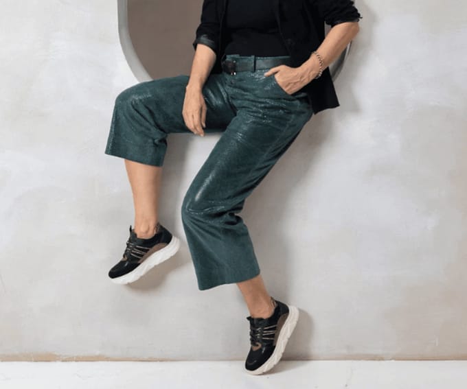Tango Dames Sneaker Kady Fat Black | Zwart | Maat: 38