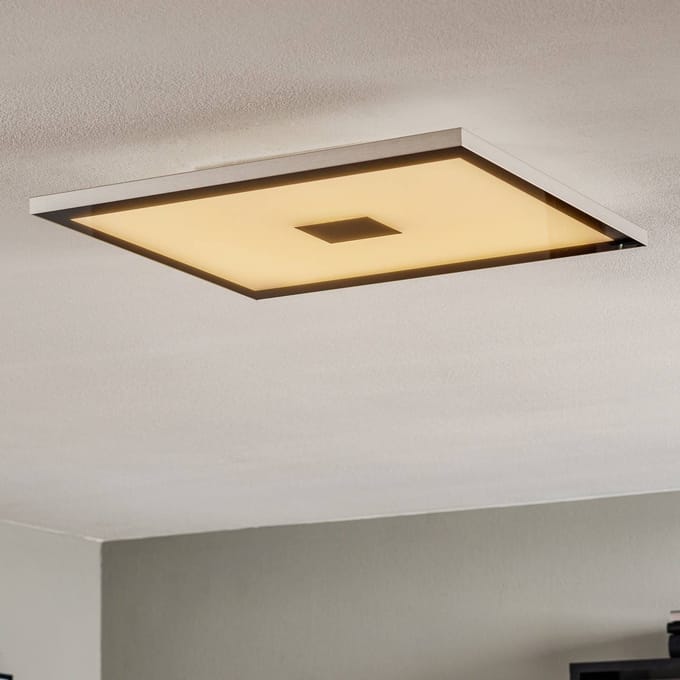 Evotec Vierkante LED-plafondlamp Zen - color control