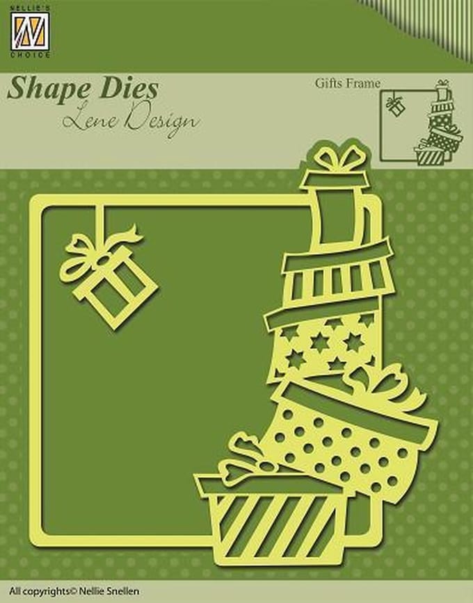 Nellies Choice Shape Mal - Xmas gifts frame SDL006