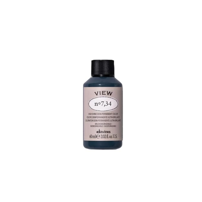 Davines, View, Coloration Cheveux Semi-Permanente, 7.34 , 60 ml