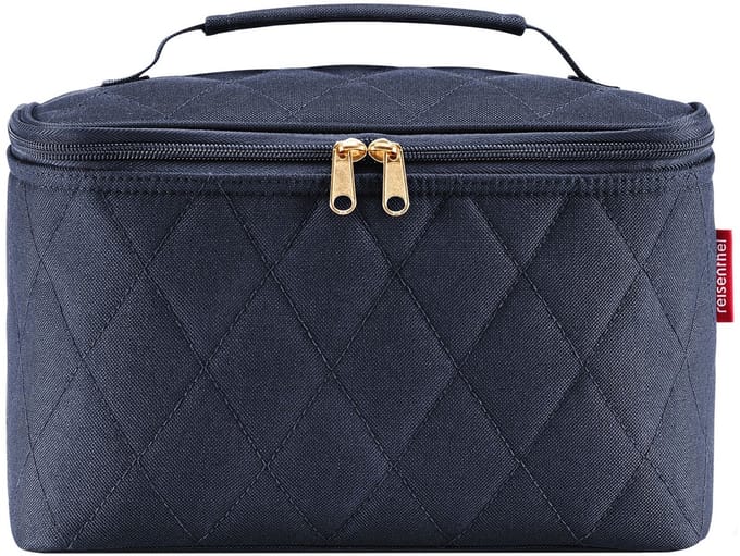 Reisenthel Cosmetic Case Toilettas - 4L - Rhombus Midnight Gold Blauw