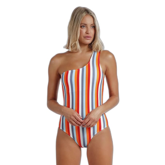 Dames zwempak uit 1 stuk Admas Sun Stripes