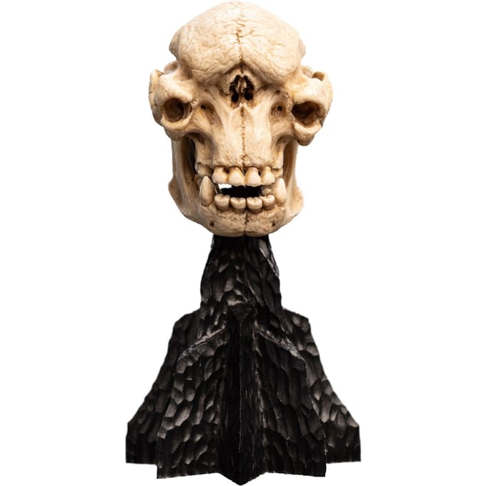 Weta Workshop Lord of the Rings Mini Statue Skull of a Cave Troll 21 cm Beeld