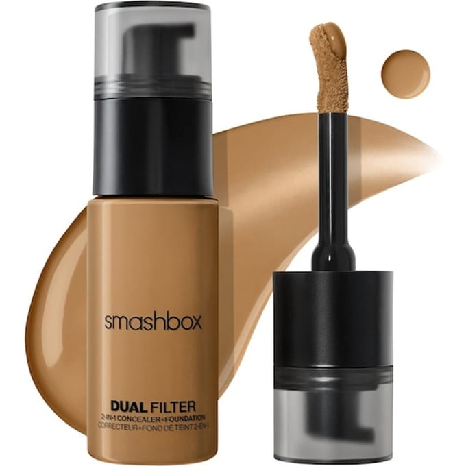 smashbox Stichting Dual Filter 2-in-1 concealer + foundation Foundation Dames 23.6 ml