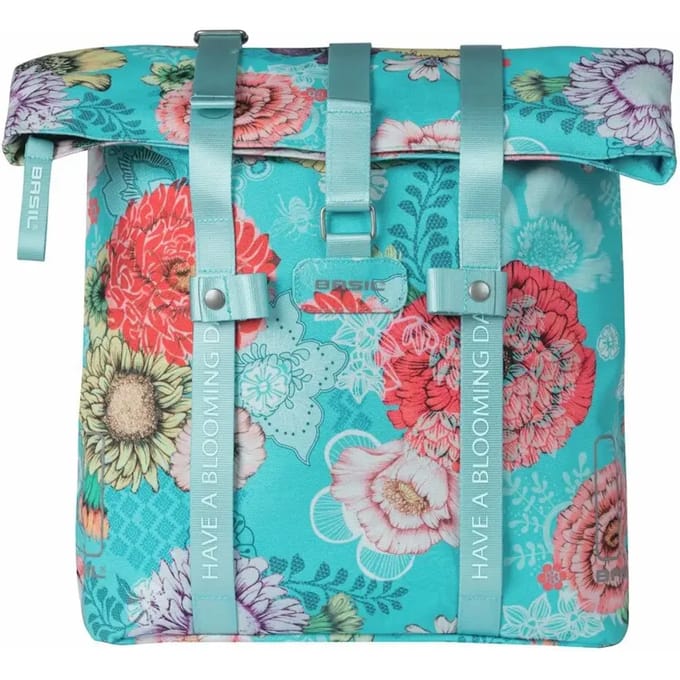 Basil Bloom Field Fietsshopper - 15-20 Liter - Blauw