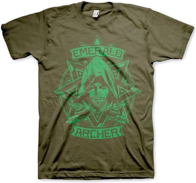 Arrow Emerald Archer T-shirt olijfgroen