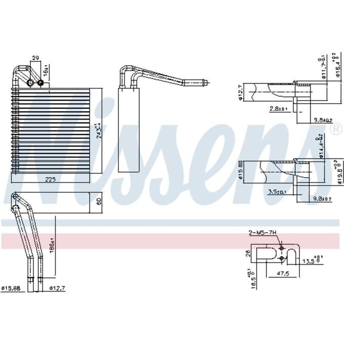 Verdamper, airconditioning NISSENS 92331