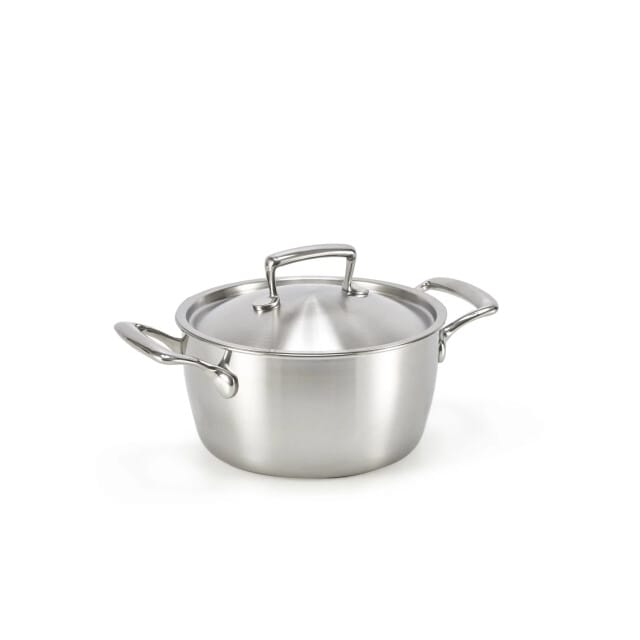 Habonne Queen Kookpan - 20 cm - RVS - met deksel