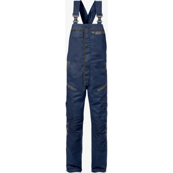 Fristads Amerikaanse Overall 1555 Stfp - Marineblauw/Grijs - C46