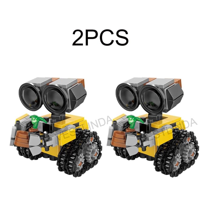 1/2 STKS Ruimte Muur E Robot Assemblage Blokken MOC Beweegbare Humanoïde Robot Splicing Assemblage Speelgoed Educatief Speelgoed Spel Periferie