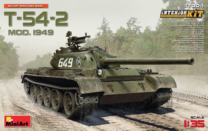 Miniart - T-54-2 Mod. 1949 Interior Kit (Min37004) - modelbouwsets, hobbybouwspeelgoed voor kinderen, modelverf en accessoires