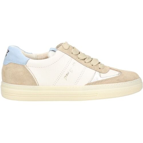 Paul Green 5466-059 ivory | dames sneaker suède met uitneembaar voetbed