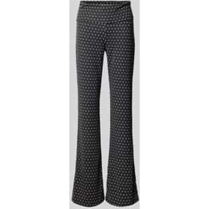 Flared cut broek in all-over look model 'DESTINY'