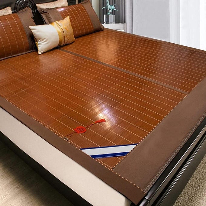 Futon Matras - Japanse Mat - Comfortabel Slapen - Extra Dikke Vulling - Queen 198x135 cm - Bruin