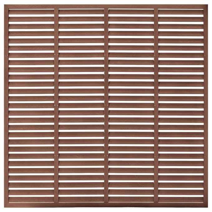 Vidaxl Shutterschutting, WPC, 180X180 Cm, Bruin