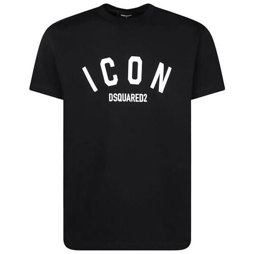T-shirt Korte Mouw Dsquared T-SHIRT S79GC0089 BLACK