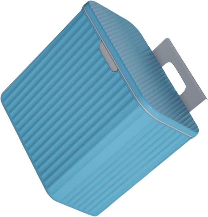 Keuken Compostbak - Afvalemmer Aanrecht - Afval Scheiden - Afsluitbaar met Deksel - 26 x 16 x 23 cm - Wit