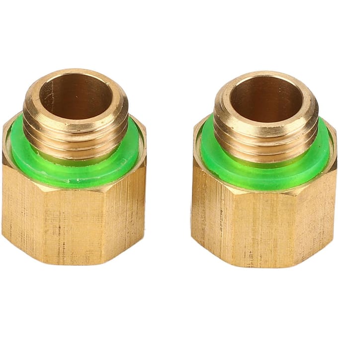 2 STUKS Hogedrukspuit Reducer Adapter G3/8 Binnendraad naar G1/4 Buitendraad Pesticide brown