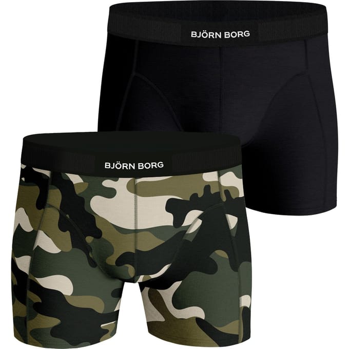 Björn Borg - Heren Onderbroeken 2-Pack Premium Boxers - Multi - Maat S
