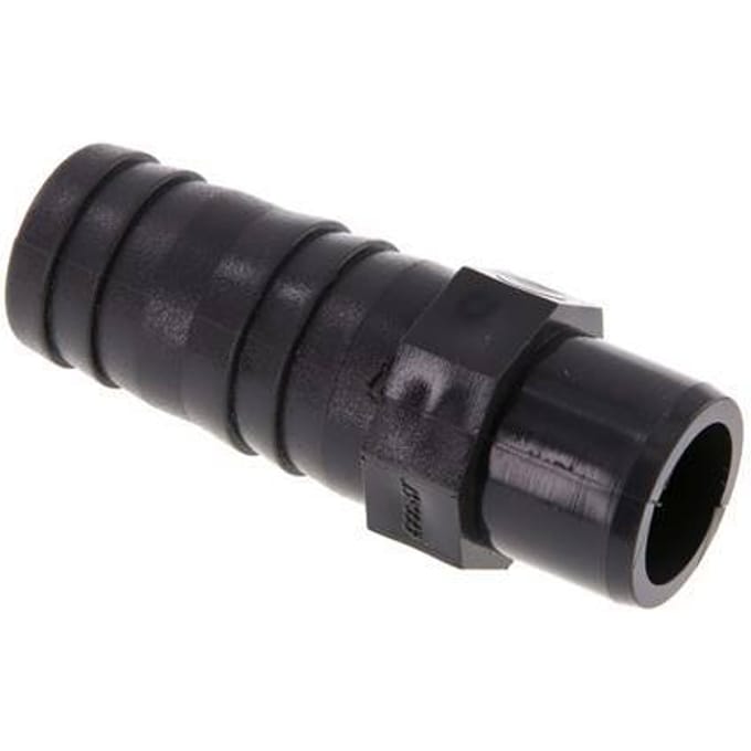 PVC Fitting Lijmmof 25mm Met Slangpilaar 25mm (1'') [5 Stuks].