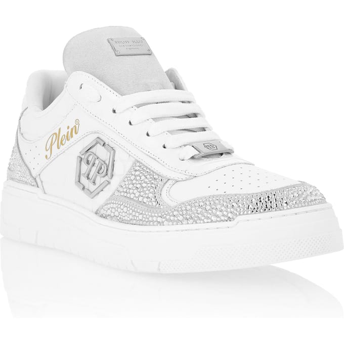 Low Top Sneakers Mix Strass Cocco