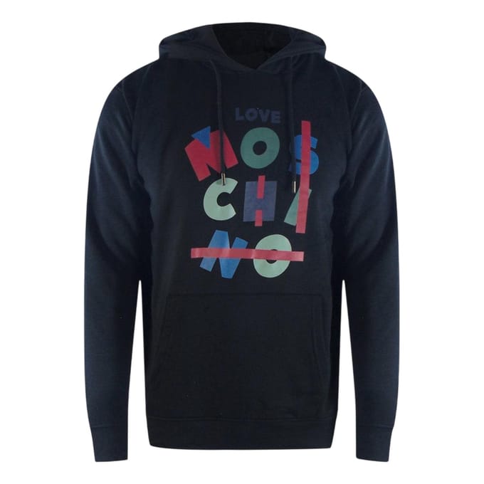 Love Moschino Dames/Dames Jumble Hoodie (Zwart)