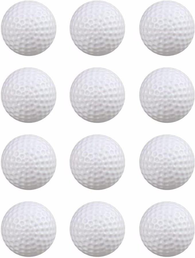 Oefen Golfballen - Plastic Ballen - Swing Oefenen - Holle Constructie - 42 mm - Wit