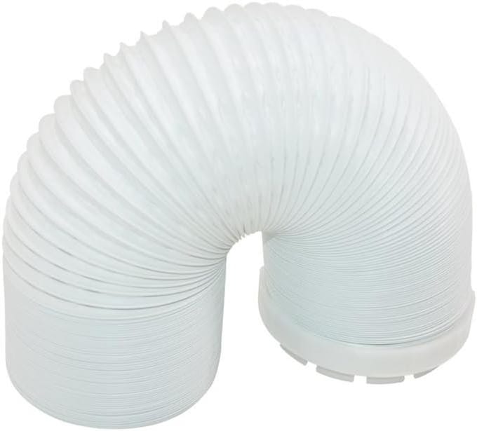 Droger Vent Slang - Afvoerslang Set - Droger Ontluchting - Compleet Met Adapter - 2.5 Meter Slang - Wit